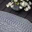 Reeva Small Handwoven Round Indoor/Outdoor Rug in Blue-69995788