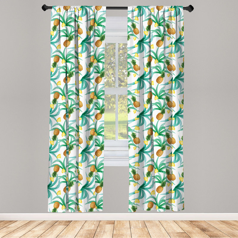 Semi-Sheer Rod Pocket Sliding Panel, 28" x 95"