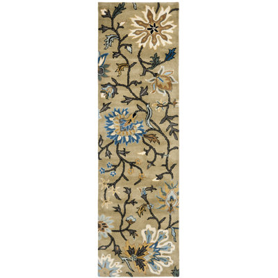 Jardin Hand Tufted Wool Floral Rug