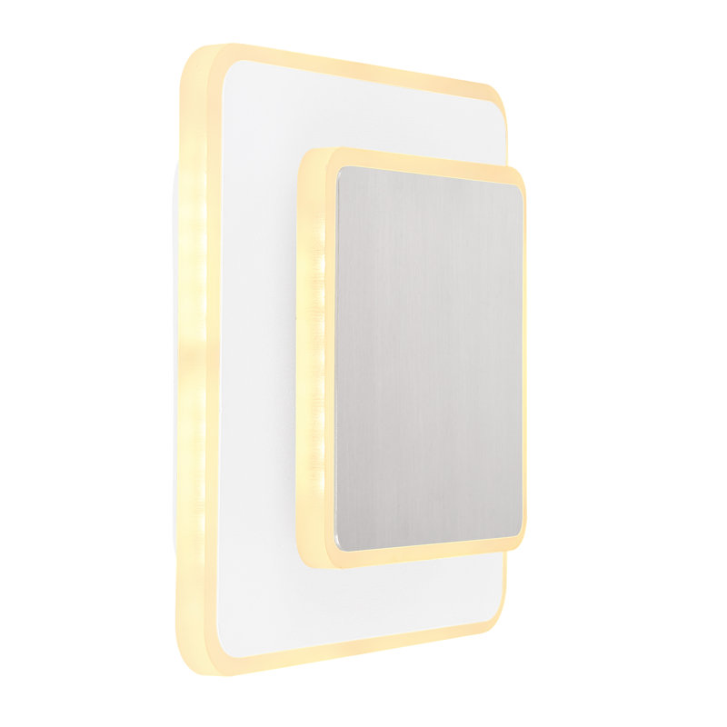 Chery Aluminium LED Flush Mounted Sconce, White