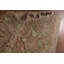 Tapis traditionnel brun à motif floral 9 x 12