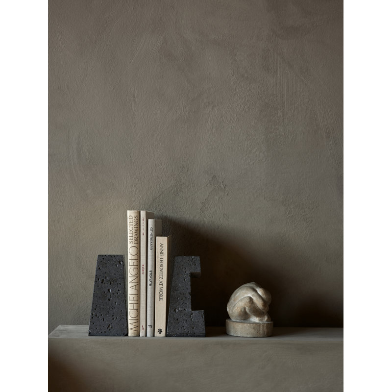 Converge Bookend Lava Stone