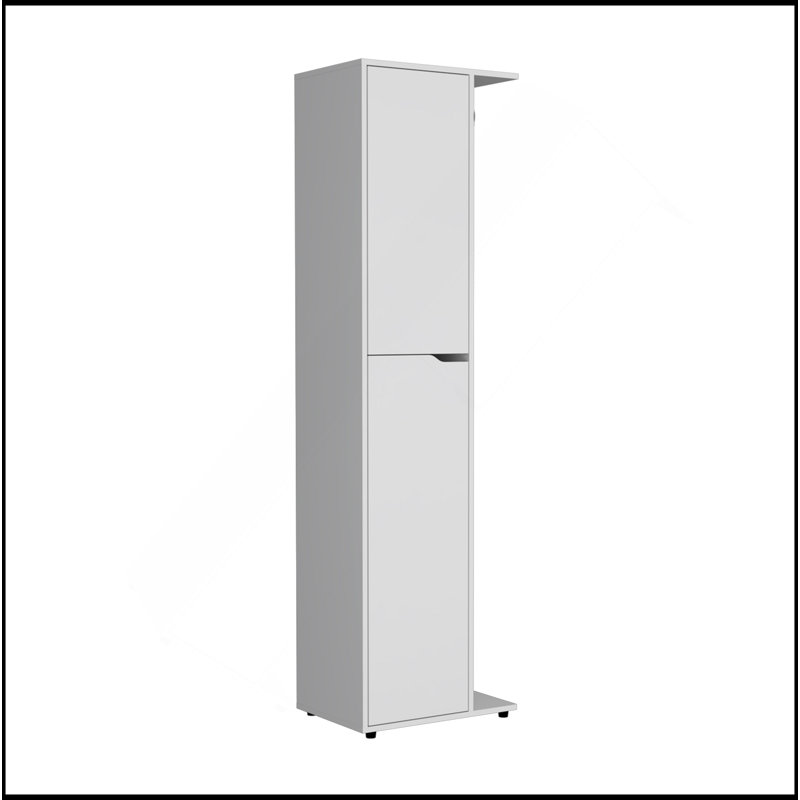 Storage Broom Closet White