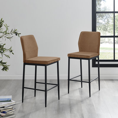 Adryn Breakfast Bar Stool - Luxury Fabric Modern Design