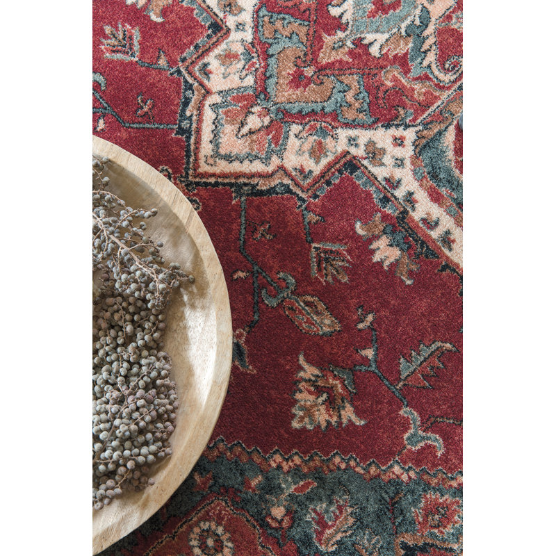 Pine Grove Oriental Wool Area Rug, Rectangle 80 x 160cm