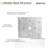 38" X 38" Single Threshold Shower Base Anti-Slip Acrylic Shower Pan With Center Drain In White