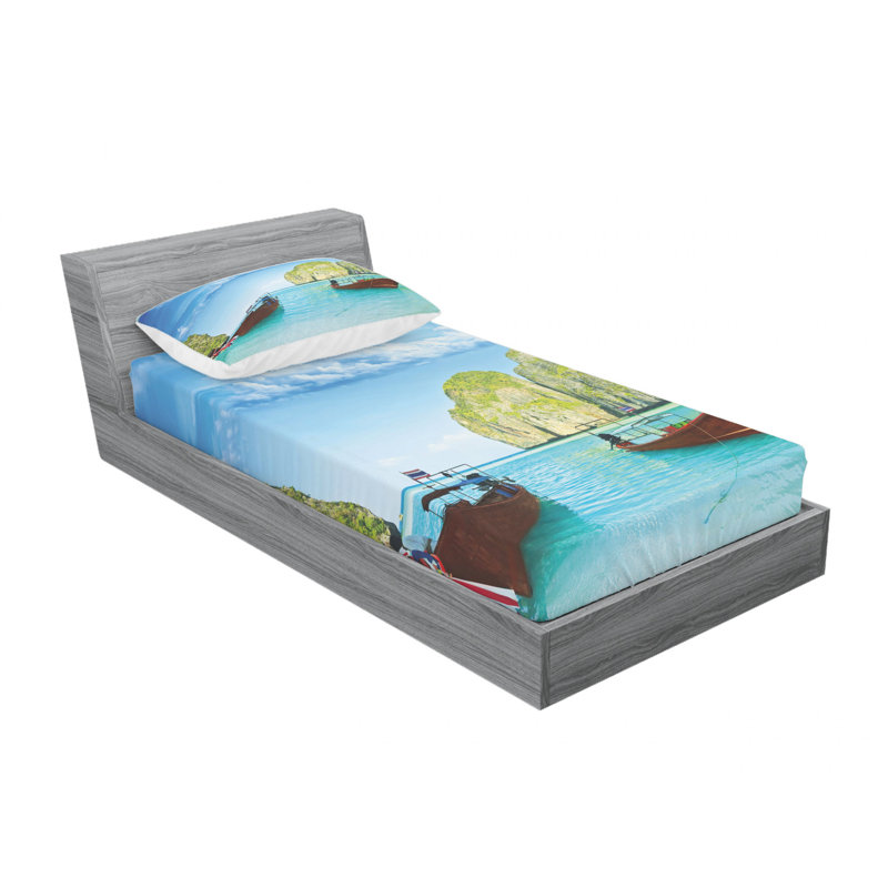 Microfiber Sheet Set, Twin XL Sheet Set with Fitted Sheet