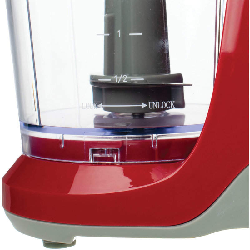 Brentwood 1.5-Cup Mini Food Chopper, Red