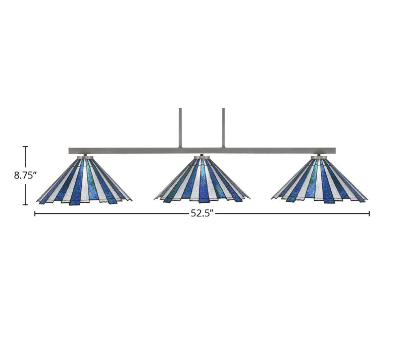 Luminaire suspendu 3 lumières Antwuan