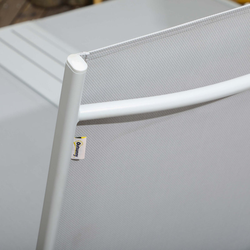 Double chaise longue inclinable 62,25 po Idolina