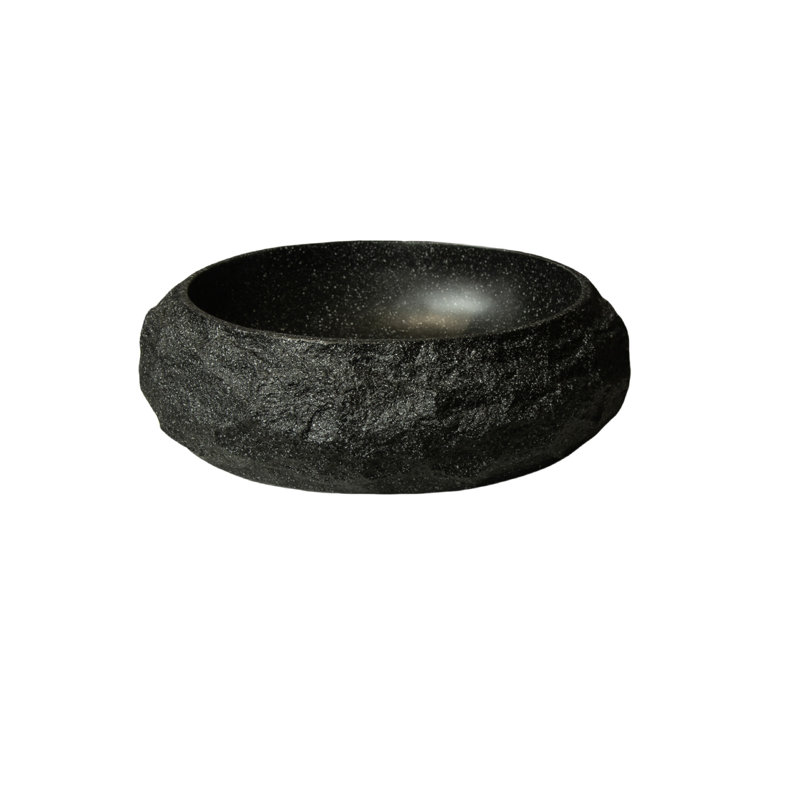 Luna 18'' Bathroom Sink, Dark Gray