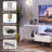 Brilyn Fluted TV Stand, Glossy Media Console with Wave Pattern Buffet Cabinet-216031698-228630523