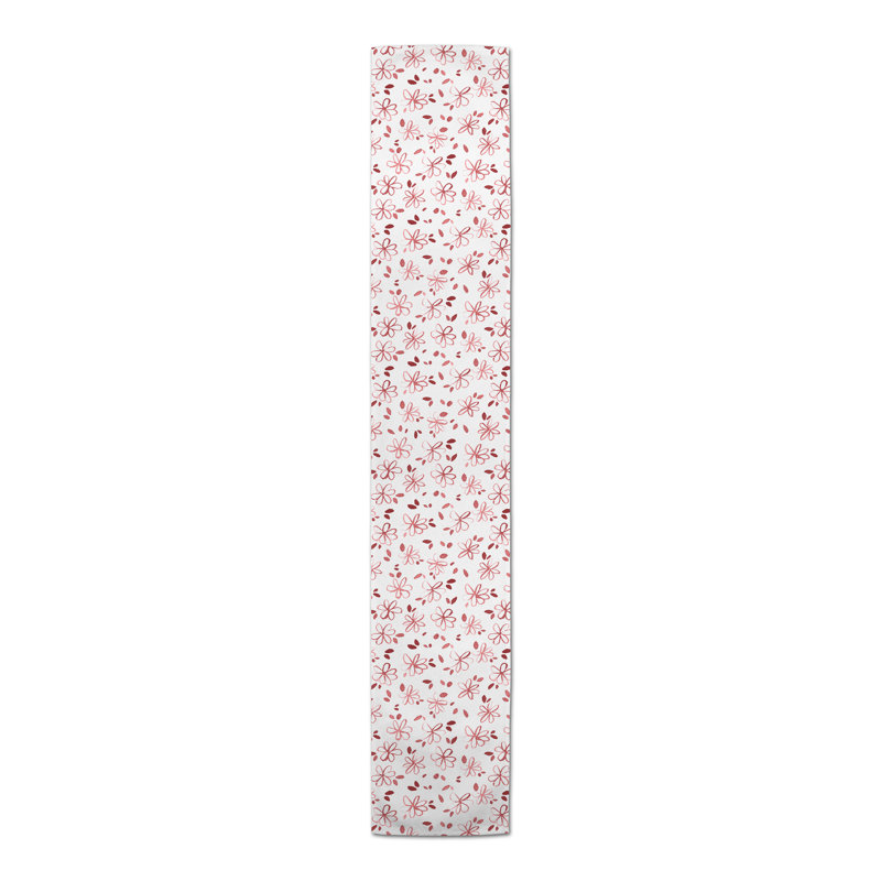 Chemin de table Jaja, 72 po x 16 po, Rouge