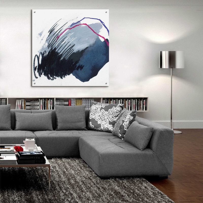 " Dynamic And Linear No. 1 " by Ying Guo, 36" H x 36" W x 0.2" D