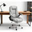 Chaise de bureau à haut dossier, conception ergonomique réglable pour la maison et le bureau