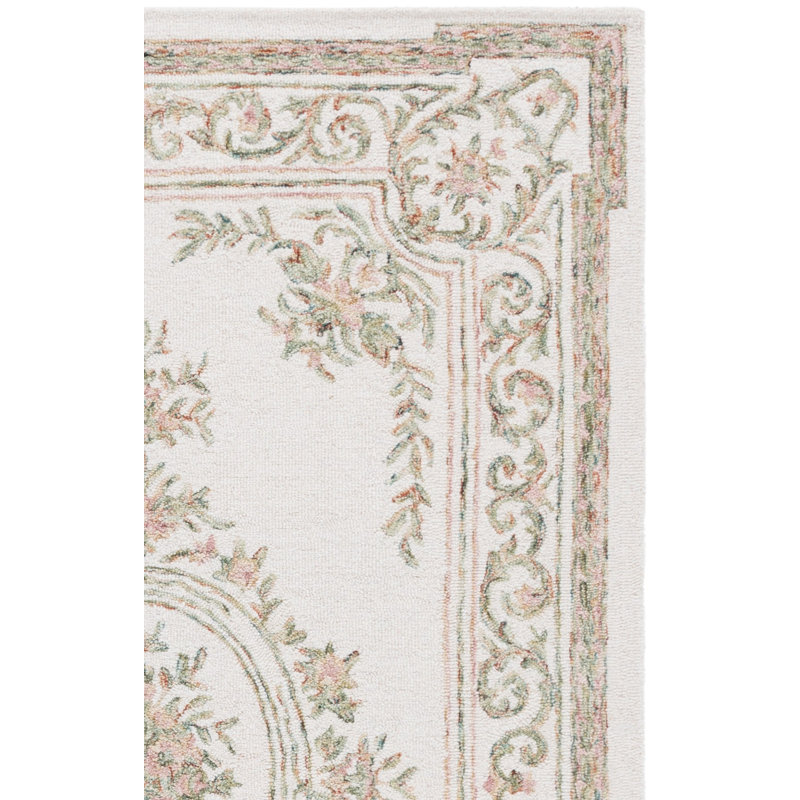 Tapis oriental en laine touffeté à la main Enid, Rectangle 10 pi x 14 pi