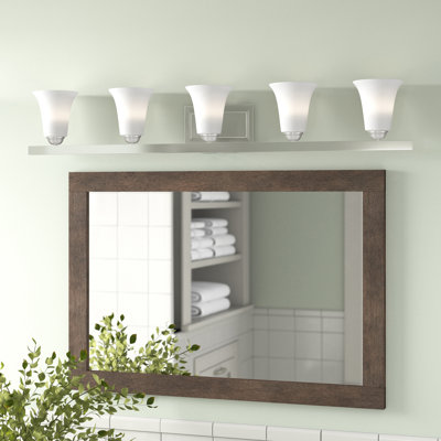 Éclairage de salle de bain à intensité variable 5 lumières Bullis