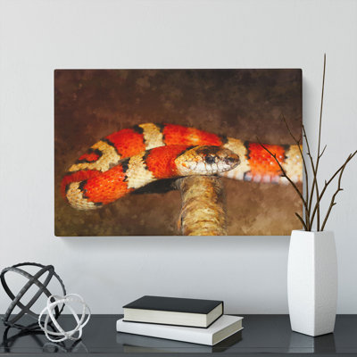 King Snake - Wrapped Canvas