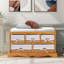 Vandemark Linen Blend Upholstered Storage Bench
