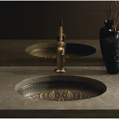 Briolette Glass Circular Vessel Bathroom Sink