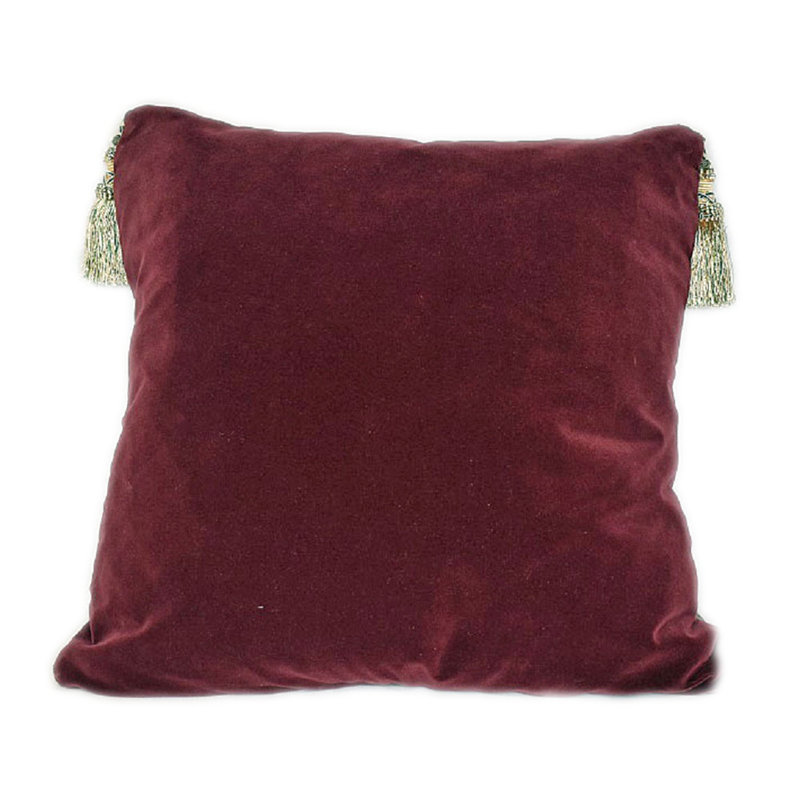 Coussin décoratif tapisserie «Mandoline Boy», Carré 22 po