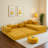 Modular Boneless Corduroy Reversible Sectional Sofa - 5-in-1 Convertible Sleeper, No-Assembly Grand King Bed-55331183