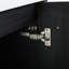 Meuble-lavabo mural de 24 po avec lavabo, lavabo en résine à rebords épais, ensemble d'installation facile KD
