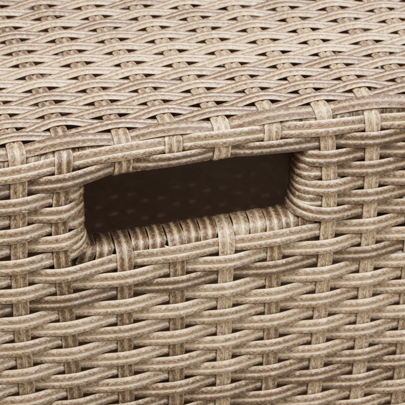 Ensemble de canapés modulaires d'extérieur en osier 4 pièces pour patio