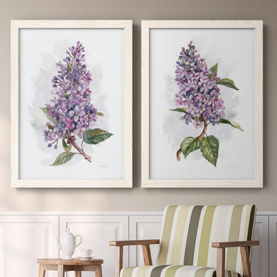 Awash In Lilac I - impression sur toile encadrée 2 pièces