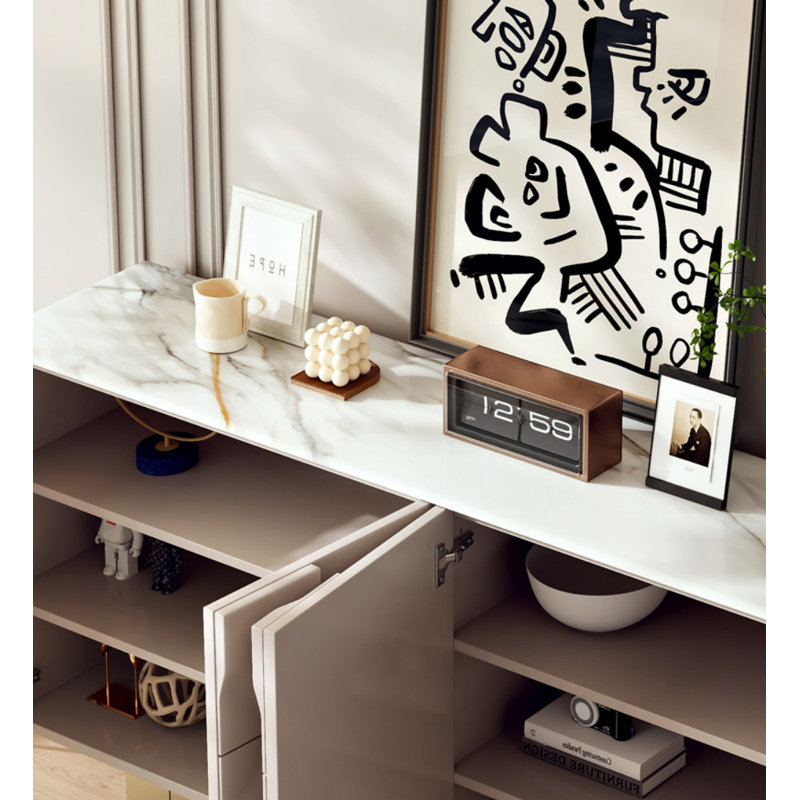 French Light Luxury Entrance Cabinet