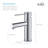 Circular X Single-handle Bathroom Faucet with Drain Assembly-61580605