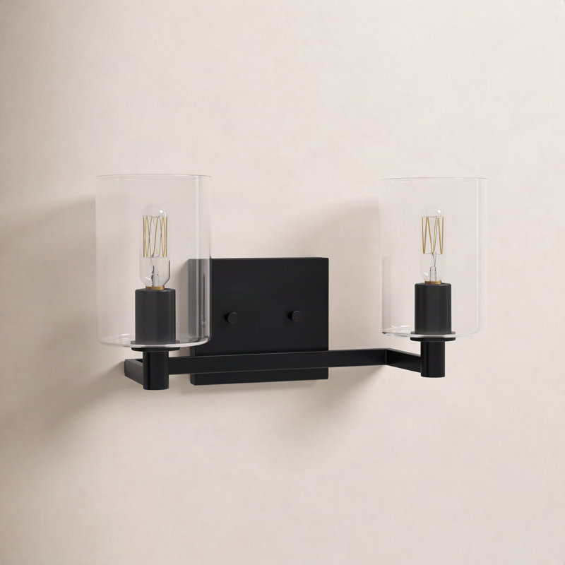 Haines 2 - Light Dimmable Vanity Light, Midnight Black