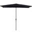 Parasol rectangulaire de 6,5 x 10 pi avec manivelle, inclinaison et toile résistante aux rayons UV pour la piscine, la cour et le patio (sans base)-1878680912