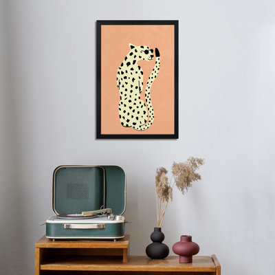 Cool guépard - reproduction d'art murale - affiche de galerie