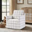 Fauteuil d'appoint pivotant rayé 31,8 po-1152895772