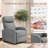 Recliner Chair For Adults, 8 Massage Modes Fabric Small Recliner Home Theater Seating With Lumbar Support, Adjustable Modern Reclining Chair For Living Room