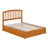 Lamari Solid Wood Storage Platform Bed with Footboard & Under Bed Drawers-366692877-366692876