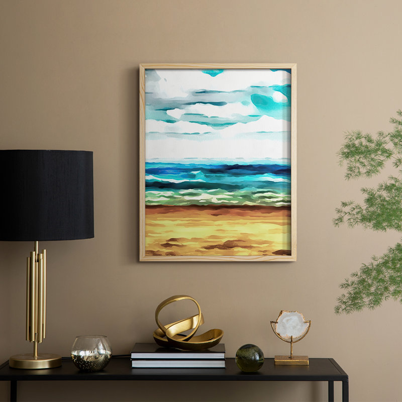 Summer Love I Framed Print - Solid Wood, 15" H x 12" W