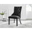 Scottsmoor Halo Dining Table Set in Modern High Gloss with 6 Luxury Velvet Dining Chairs-87332571-87332570