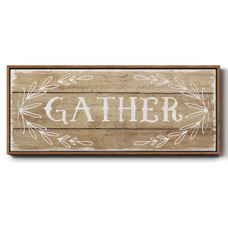 Gather - Toile encadrée, H 24 po x l 60 po
