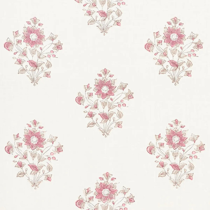 Beatrice Bouquet Fabric, Pink