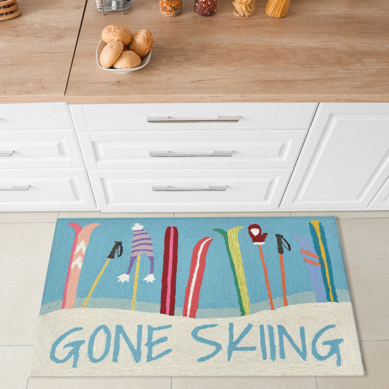 Billie-Joe No Pattern And Not Solid Color Synthetic Kitchen Mat, 24" W x 36" L