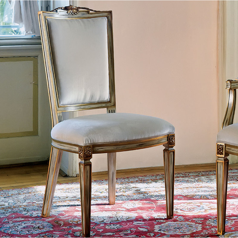 Upholstered Side Chair in Gray