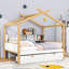 House Bed With Drawers And Shelves-991578873