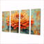 «Yellow Golden Chrysanthemum Glow I», ensemble d'art mural-972011901