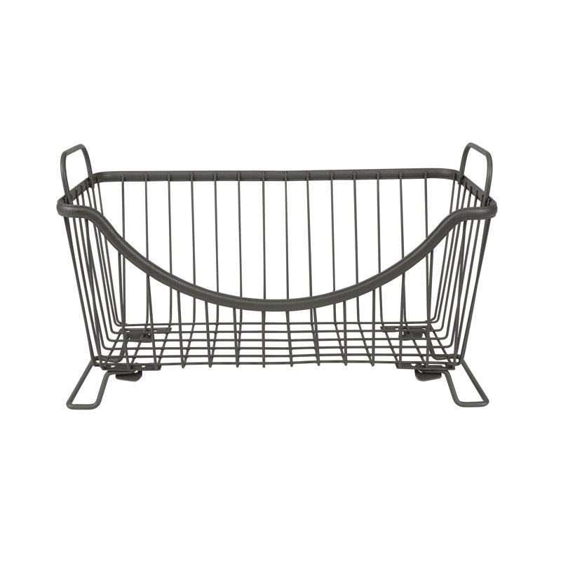 Dotted Line™ Albie Basket, Industrial Grey
