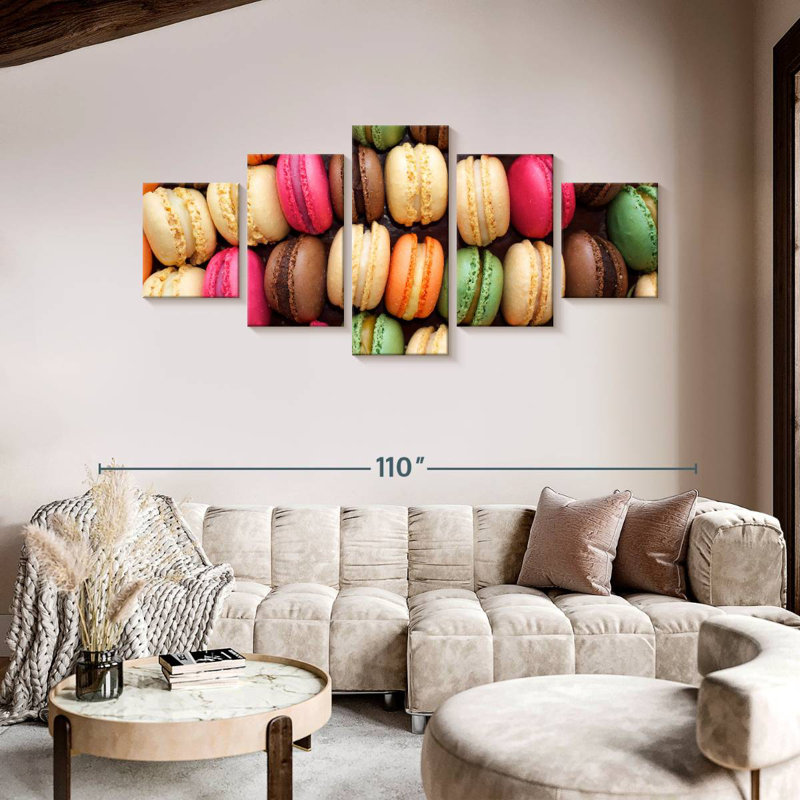 Macarons, 42" H x 92" W