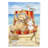 Double Sided Polyester Animal Garden Flag-16654662