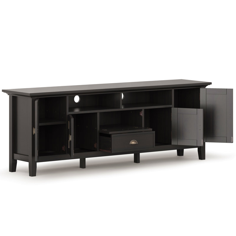 Meuble télé 72 po pour salon, Marron foncé