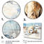 Ours polaire neige en hiver II - ours, 4 pièces, décoration murale-97149366
